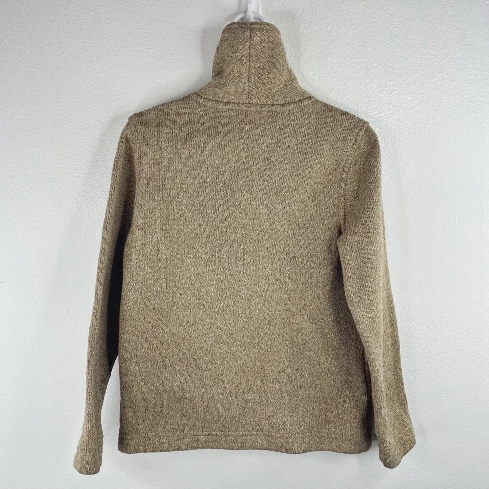 OLD NAVY Boys Kids Khaki Pullover Sweater w High Collar Fall Winter Size XS (5)